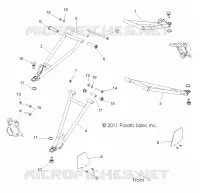FRONT SUSPENSION CONTROL ARMS