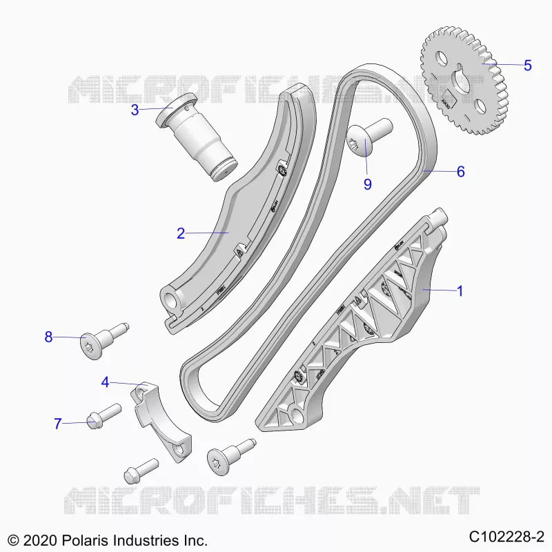 CAM CHAIN AND SPROCKET