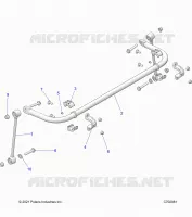 SUSPENSION, REAR STABILISATORSTANGE