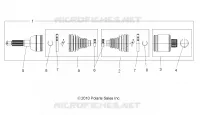 DRIVE TRAIN, HINTEN DRIVE SHAFT