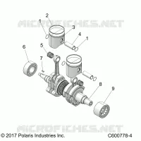 ENGINE, PISTON &amp; CRANKSHAFT