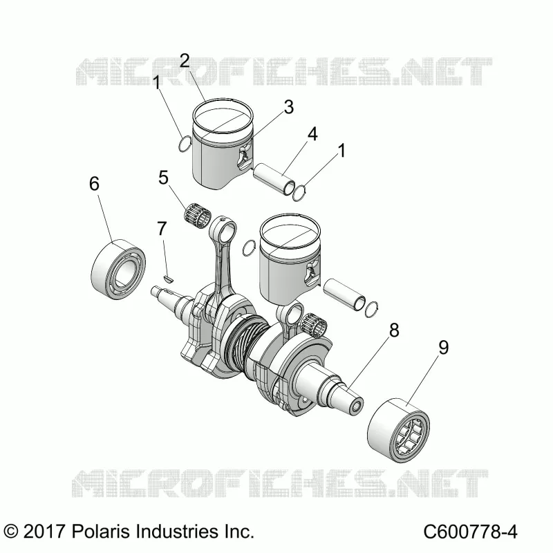 ENGINE, PISTON & CRANKSHAFT