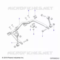 SUSPENSION, FRONT STABILISATORSTANGE