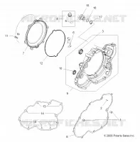 MOTOR, CLUTCH COVER