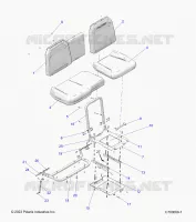 SITZ ASM. AND SLIDER