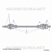ANTRIEB, FRONT HALF SHAFT