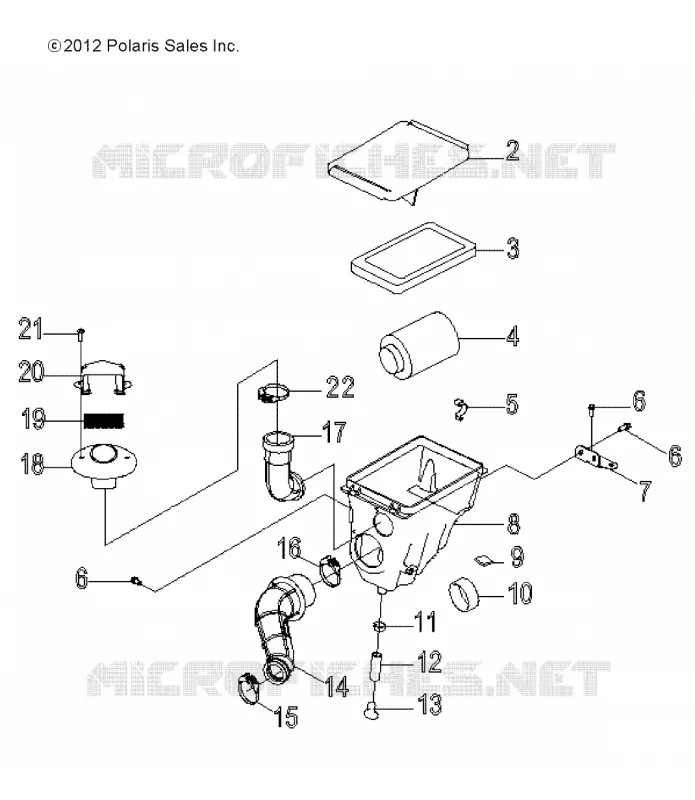 MOTOR, LUFTEINLASS SYSTEM