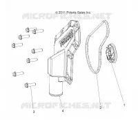 MOTOR, WATERPUMP IMPELLER AND COVER
