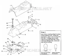 SITZ   GASBEHÄLTER ASSEMBLY TRAIL / 0930761 and TRAIL DELUXE / 0930243 (4923222322004A)