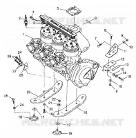 MOTORAUFHÄNGUNG SL 780 B974088 and Intl. SL 780 I974088 (4940924092B001)