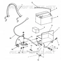 AKKUBOX ASSEMBLY CLASSIC TOURING / 0930865 (4922952295024A)