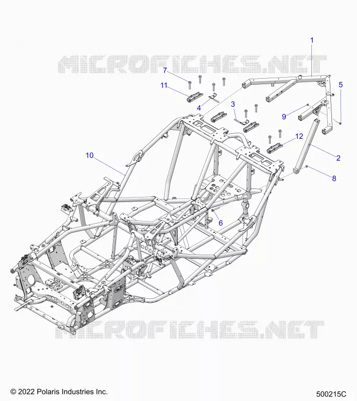CHASSIS, MAIN, AND REAR ASM.