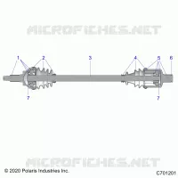 ANTRIEB, FRONT HALF SHAFT