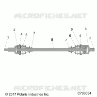 ANTRIEB, FRONT HALF SHAFT