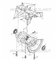 CRANKCASE XCF 0981643 (4942774277C004)