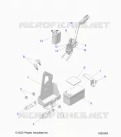 ELEKTRIC, BATTERY, MANUAL START POWER UP COMPONENTS