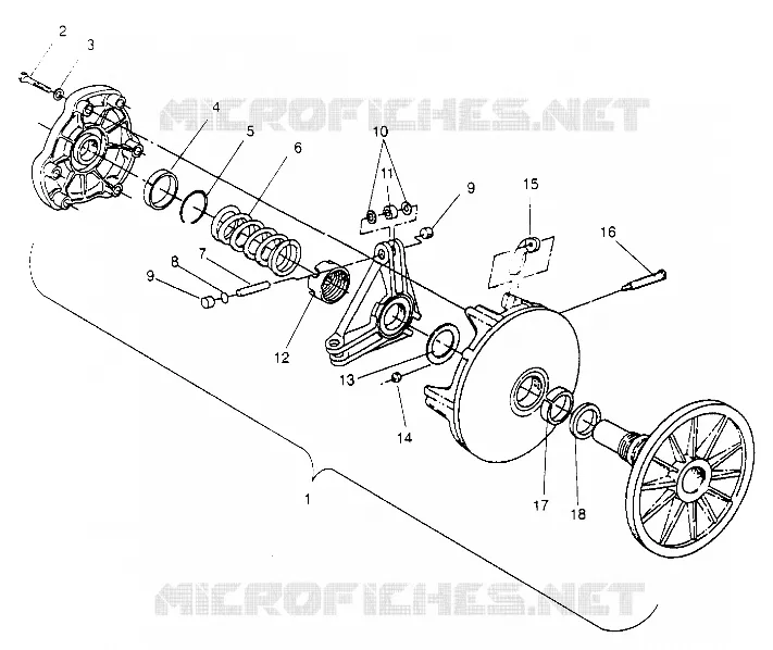 Antriebskupplung ASSEMBLY WIDETRAK LX 0952064 and  EUROPEAN WIDETRAK LX E952064 (4928942894C001)