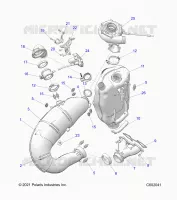ENGINE, ABGASSYSTEM AND TURBO ASM.