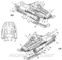 DECALS 440 XCR 0971660 (4937893789A011)