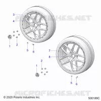 RADS, FRONT AND REAR (S/SP MODELS)