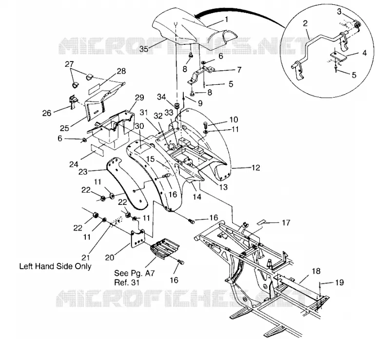 HINTER CAB ASSEMBLY 2x4 400L W957540 (4930093009A006)