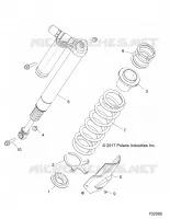 SUSPENSION, FEDER MOUNTING
