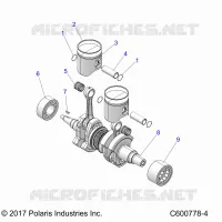 ENGINE, PISTON AND KURBELWELLE