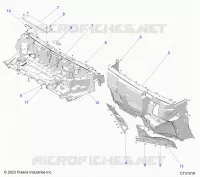 HAUBE LINER AND FRONT CLOSEOFF