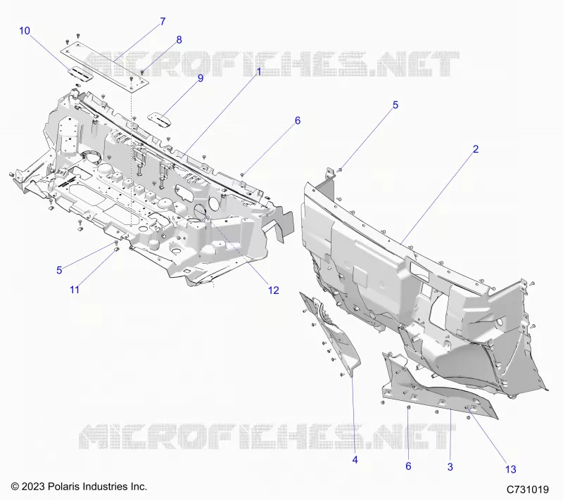 HAUBE LINER AND FRONT CLOSEOFF