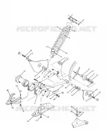 SWING ARM WELD. / FEDER ASSEMBLY 250 2X4 / W927527 (4922862286021A)
