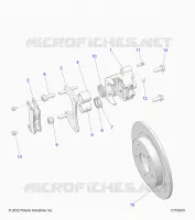 BRAKES, BREMSZANGE HINTEN