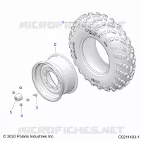 RADS, FRONT TIRE