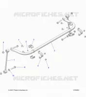 SUSPENSION, REAR STABILISATORSTANGE