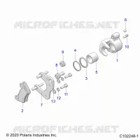 BRAKES, BRAKE BREMSZANGE VORNE