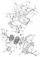 Gebläsegehäuse   RÜCKZUG ANLASSER WIDETRAK GT 0972061 and EUROPEAN WIDETRAK G (4938173817C009)
