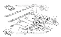 SUSPENSION ASSEMBLY XLT 0950756, XLT SKS 0950556,  XLT SKS EURO E950556   X (4928842884B013)