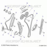 ENGINE, TIMING AND OIL KETTEN DRIVES