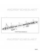 DRIVE TRAIN, FRONT ACHSWELLE