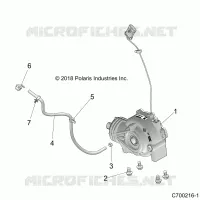 DRIVE TRAIN, FRONT GEARCASE MOUNTING