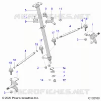 STEERING, LENKSÃ¤ULE AND TIE ROD ASM