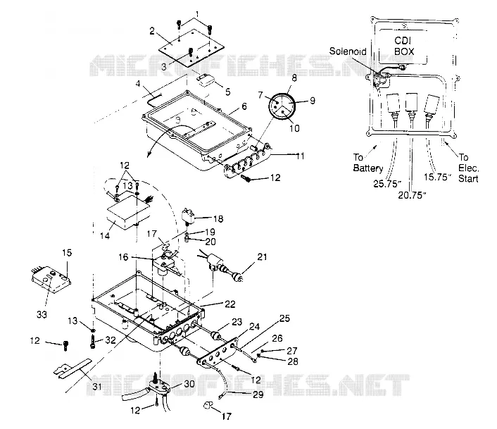 ELEKTRISCHE BOX SL 650 STD B954358 (4932923292B010)
