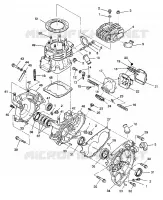 CRANKCASE AND ZYLINDER 4X4 350L W938139 (4924052405035A)