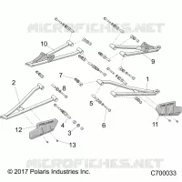FRONT SUSPENSION CONTROL ARMS