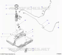 KRAFTSTOFFSYSTEM, FUEL TANK ASM.