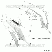 KAROSSERIE HINTEN FENDERS AND BEZELS- Z22NAR99AF/BF (C700248-8)
