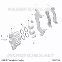 BRAKES, BREMSZANGE VORNE