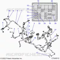 ELEKTRIC, WIRE HARNESS -R24RRED4JA (C7045512)