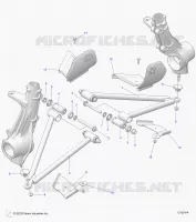 SUSPENSION, A-ARM AND STREBE MOUNTING