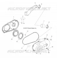ANTRIEB, CLUTCH COVER