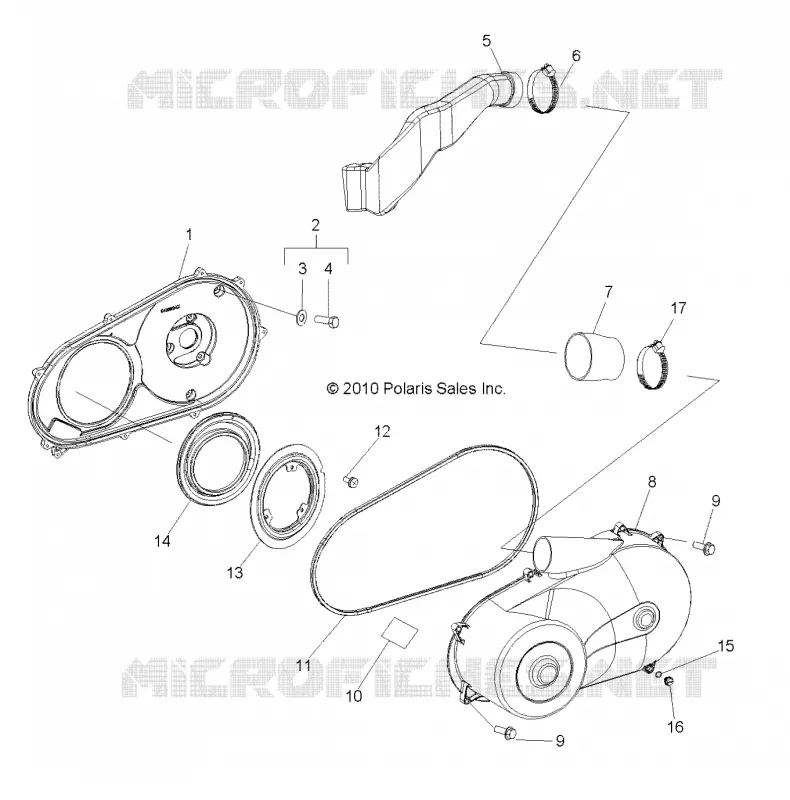 ANTRIEB, CLUTCH COVER